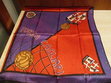 Bandiera Vintage 1967-68 Forza Cagliari (62X66 Cm)