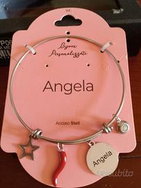 bracciale con iniziale 