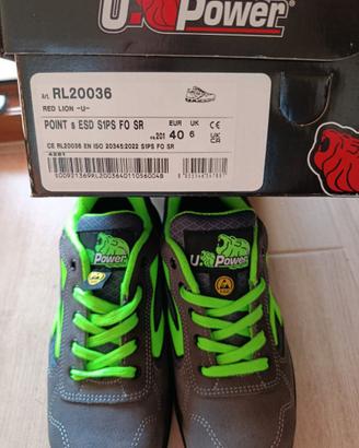 Scarpe Antinfortunistiche U Power Red Lion Point