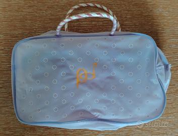 Pochette per trucchi con margherite