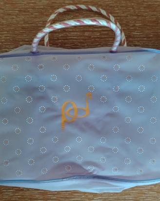 Pochette per trucchi con margherite