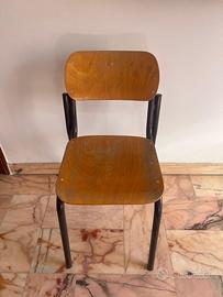 Sedia scuola vintage
