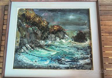 dipinto ad olio Raoul Viviani ( 1883-1965) 
