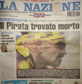 GIORNALE ORIGINALE: MORTE MARCO PANTANI