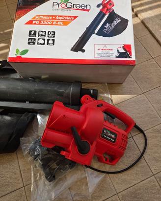 Soffiatore, aspiratore, trituratore foglie 3300W