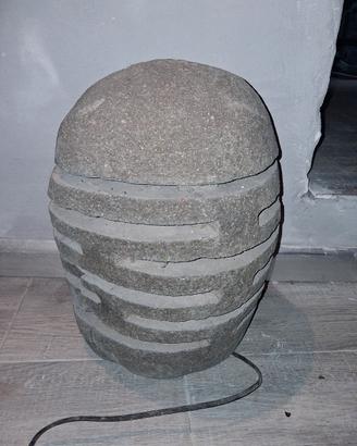 Lampada pietra 