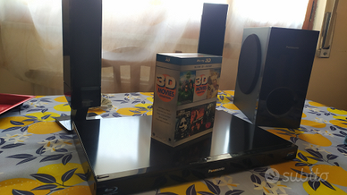 Home theater con lettore dvd/ bluray 3d panasonic
