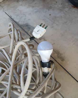 Inpianto luci per gazebo (mercatini)