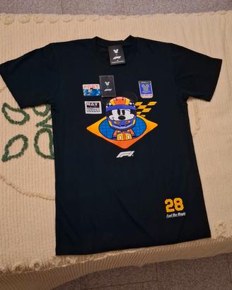 T-shirt Mickey Mouse Disney e Formula uno 