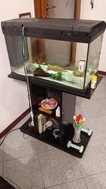 acquario completo funzionante con mobile