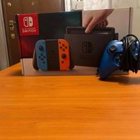 nintendo switch + controller con filo