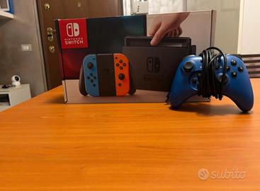 nintendo switch + controller con filo