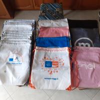 21 Sacche Zaini porta scarpe Giro d'Italia sponsor