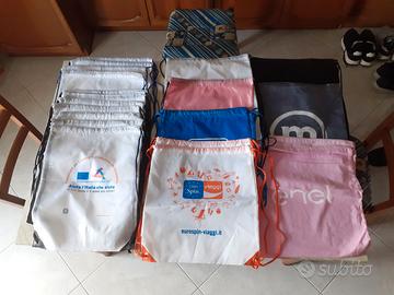 21 Sacche Zaini porta scarpe Giro d'Italia sponsor