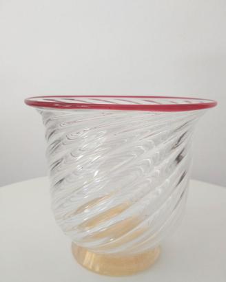 Elegante vaso Seguso, Murano, anni 1970