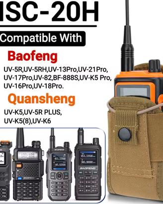 Custodia Cover da cintura per Radio Baofeng