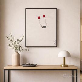 Quadro Dipinto Minimal dimension 30x40