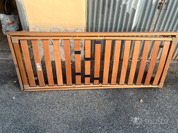 Rete a doghe per letto singolo