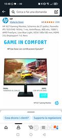 monitor gaming ips hp x27 165hz 1ms