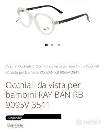 Occhiali da vista Rayban originali 