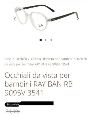 Occhiali da vista Rayban originali 