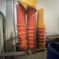 Tubi scarico macerie