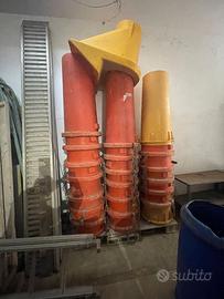 Tubi scarico macerie