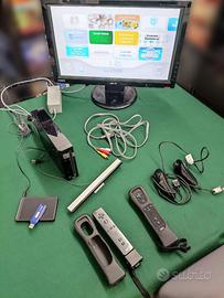 console nintendo wii nera + 70 giochi