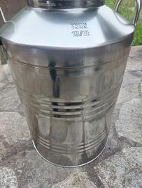 bidone acciaio inox 18/10 50 litri