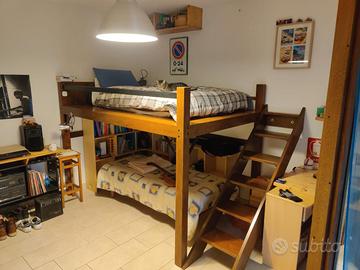 Letto a castello/soppalco artigianale