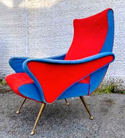Poltrona vintage Stile Lady Zanuso 
