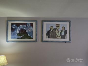Due litografie Mino Maccari