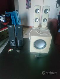 Lotto 2 set casse PC