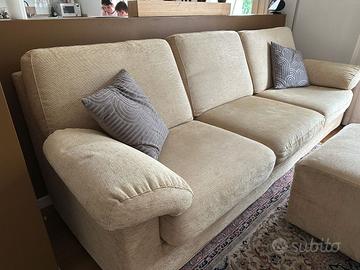 Divano artigianle 3 posti beige