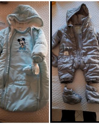 Abbigliamento n.2 tutone sacco neonato 1e 3-6 mesi