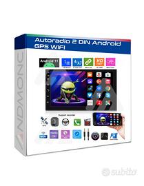 Stereo 7" Android 11 autoradio 2din aux hd bluetoo