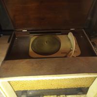 3 radio d'epoca con dischi vinile 