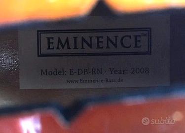 Contrabbasso portatile e smontabile EMINENCE