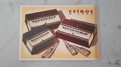 cartolina pubblicitaria illustrata anni 40 vintage