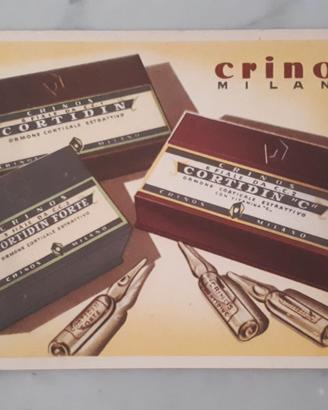 cartolina pubblicitaria illustrata anni 40 vintage