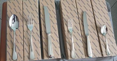 Servizio posate bagnate argento  Sambonet 36pz