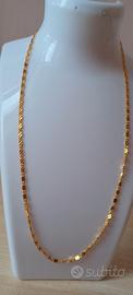 collana placcata oro 18k 