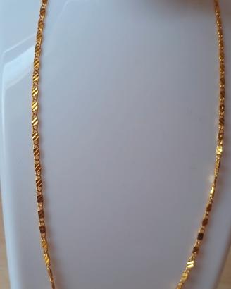 collana placcata oro 18k 