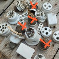 prese portalampada e deviatori in ceramica 