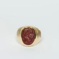 ANELLO IN ORO 18KT GR. 27.30 CAMMEO (P)
