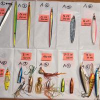 METAL JIGS + RAPALA 