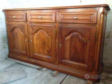 credenza in noce massello