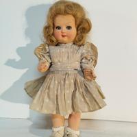 Bambola in composizione vintage anni 50/60