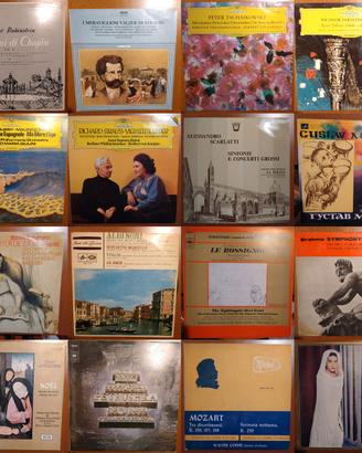 Lotto Album 16 Vinili Dischi di Musica Classica