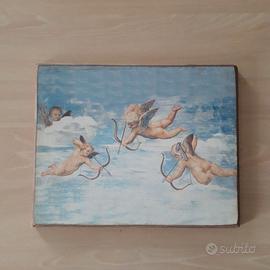 Quadro riproduzione angeli del Trionfo di Galatea